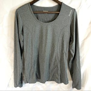Reebok | Women | Long Sleeve Performance Shirt | Gray | L